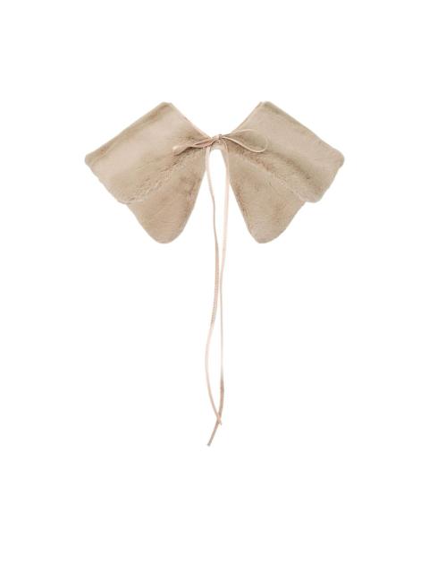 faux-fur collar