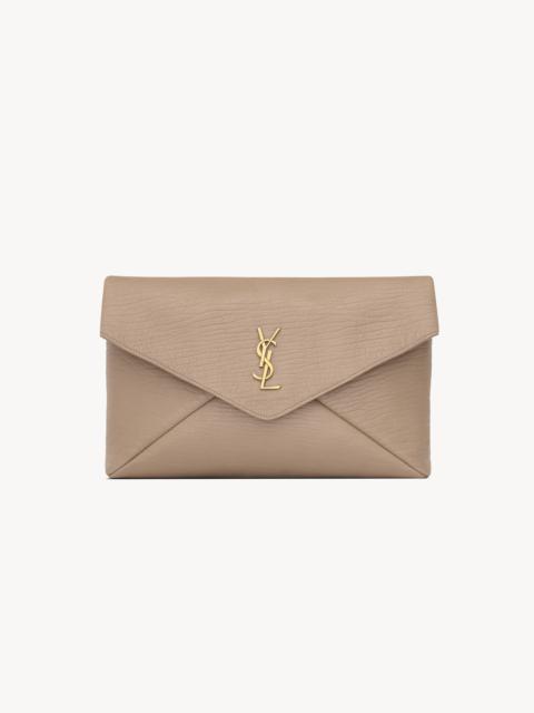 CASSANDRE LARGE ENVELOPE POUCH IN LAMBSKIN