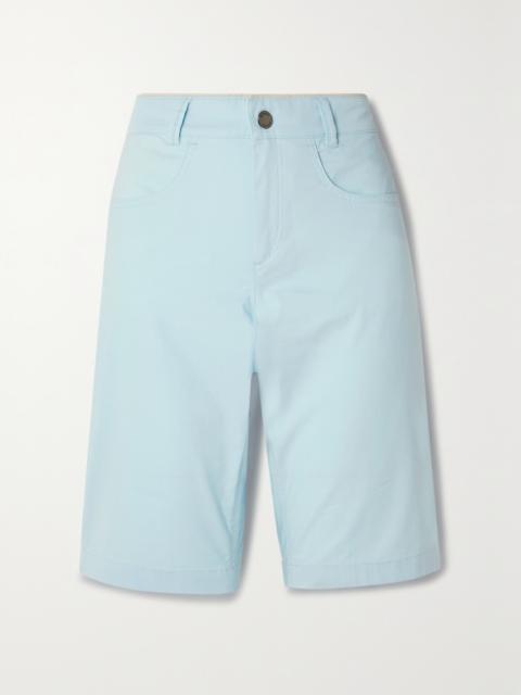 Jolita Cotton-blend Gabardine Golf Shorts