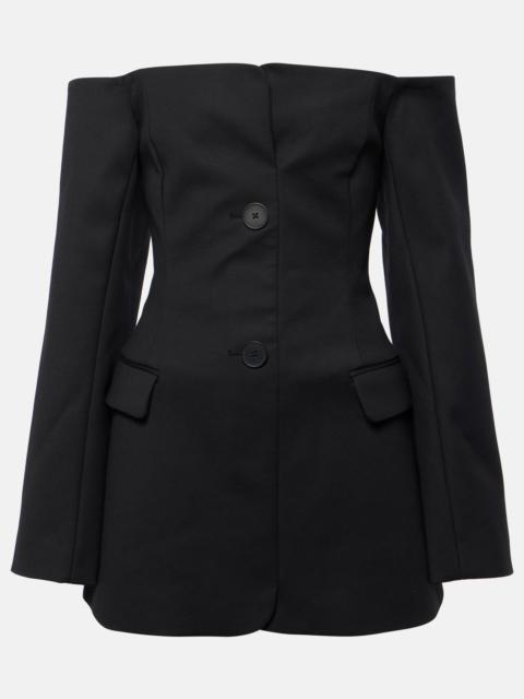 Sandrine off-shoulder blazer dress