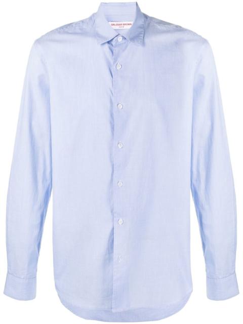 button-up long-sleeved shirt