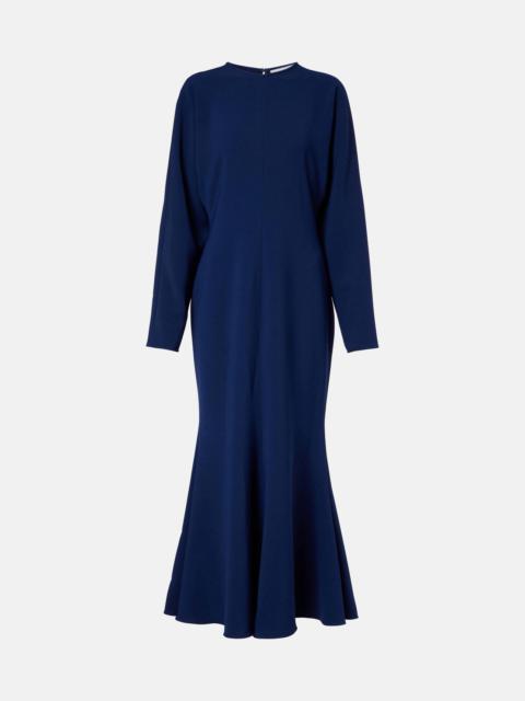 Crêpe maxi dress