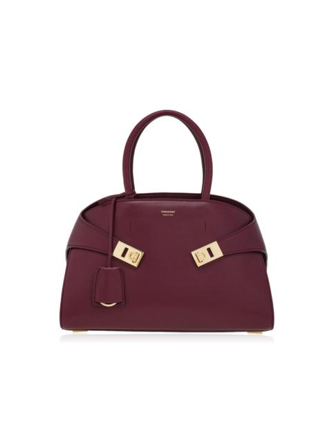 Hug Small Leather Bag purple