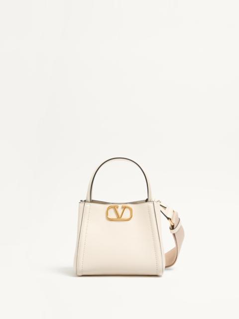 VALENTINO GARAVANI ALLTIME SMALL HANDBAG IN GRAINY CALFSKIN