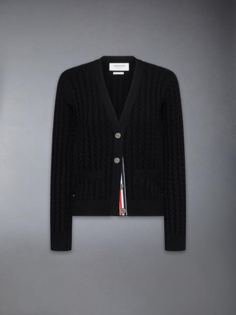CASHMERE BABY CABLE STITCH CARDIGAN