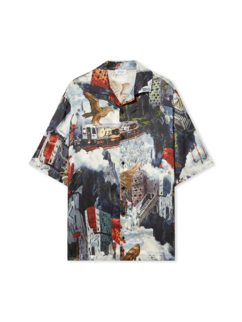 World Paint Viscose Bowling Shirt