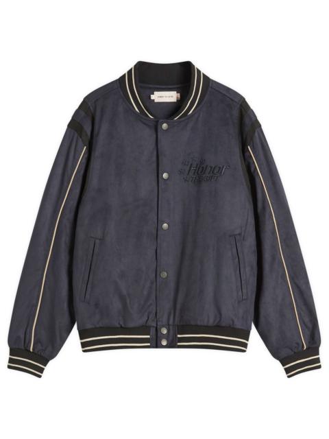 Honor The Gift Oil Head Varisty Jacket