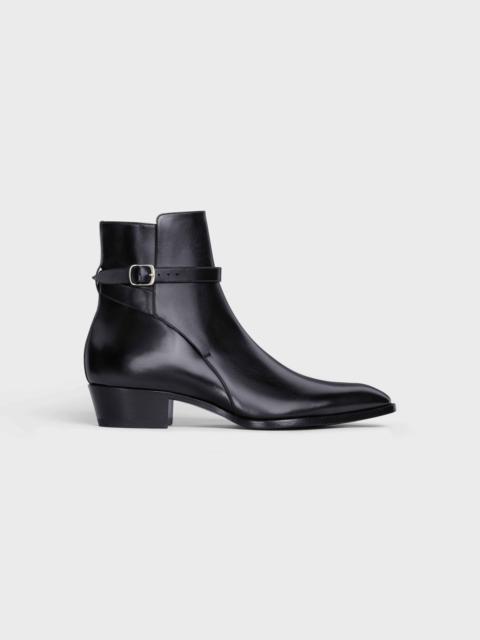 Celine Drugstore Jodhpur Black Leather Boots Celine Jacno Jodhpur Ankle Boots - Black Boots, Shoes  main image 4