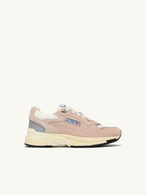 HYPERWAY SNEAKERS IN SILK AND MARSHMALLOW MESH AND SUEDE