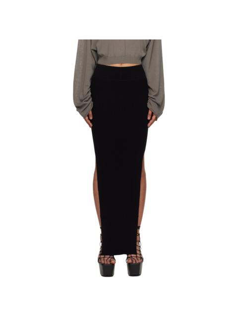 Black Concordians Sacriskirt Midi Skirt