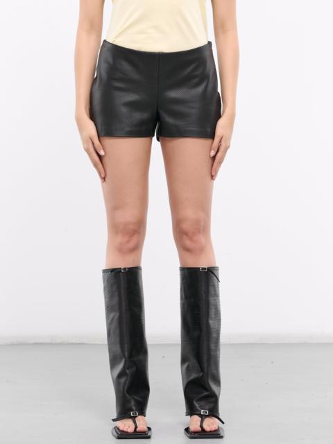 Sophya Leather Shorts