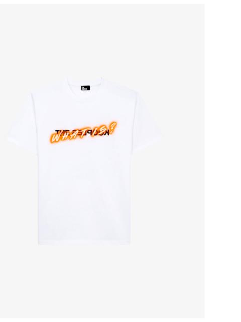 What Is? brand-print cotton-jersey T-shirt