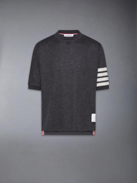 WOOL JERSEY 4-BAR TEE