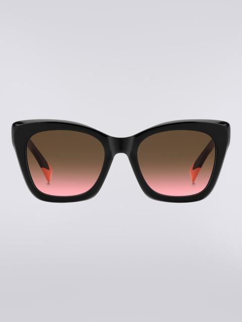 Rectangular acetate sunglasses