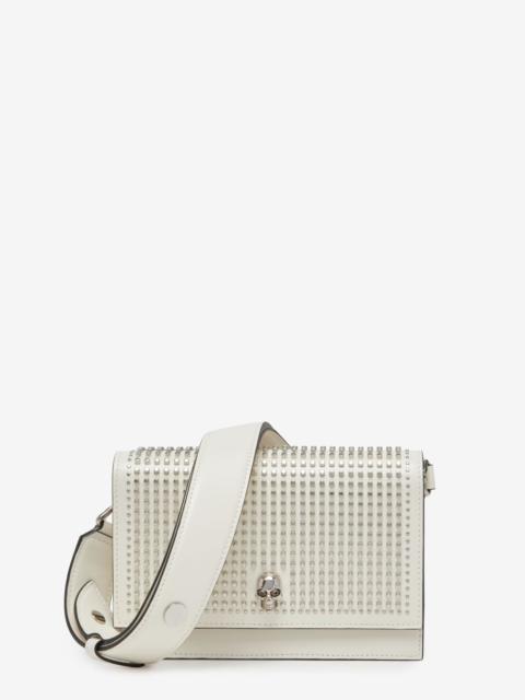Women's The Biker Small Skull Bag in Soft Ivory