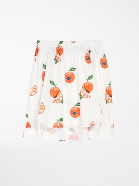 CURACAO Printed cotton shirt