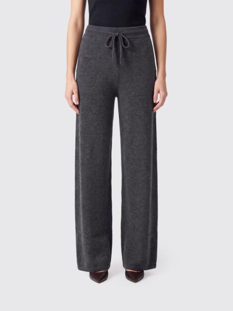 MAX MARA High-Waisted Pure Cashmere Knit Wide-Leg Trousers