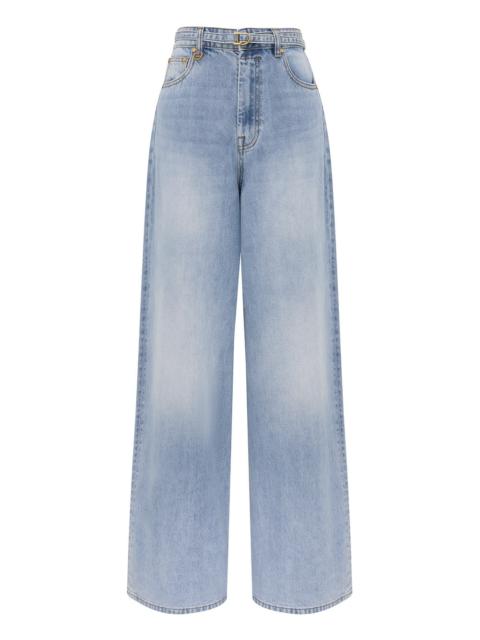 INDRA DENIM RELAXED FLARE JEAN