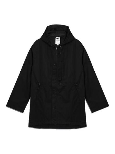 Men's Y-3 CL NYL PARKA Straight hooded track Jacket Black FN3410