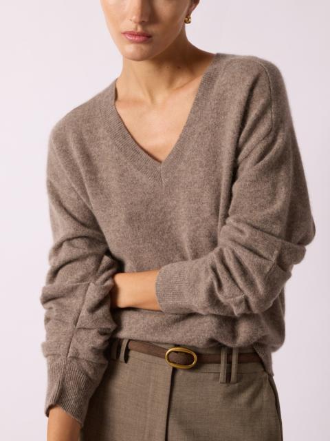 The Ennes Ruched Cashmere Sweater