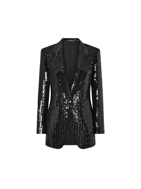 "BIANCA" SINGLE BREASTED PEAK LAPEL JACKET