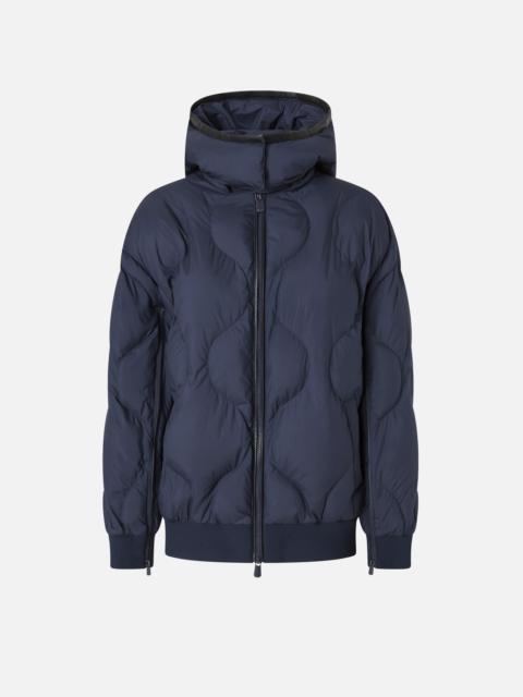 PADDED BOMBER JACKET WITH HOOD