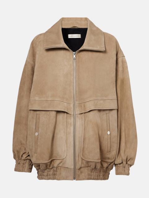 Beck suede bomber jacket