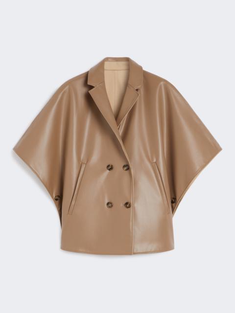 NOLI Double-breasted reversible cape in water-repellent cotton