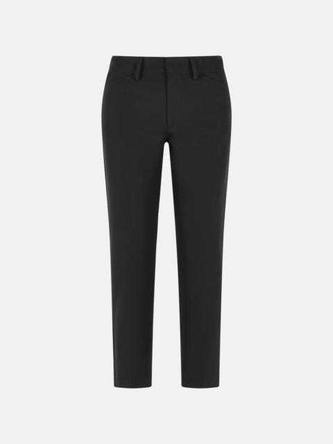'SYLVA' BLACK POLYAMIDE BLEND PANTS