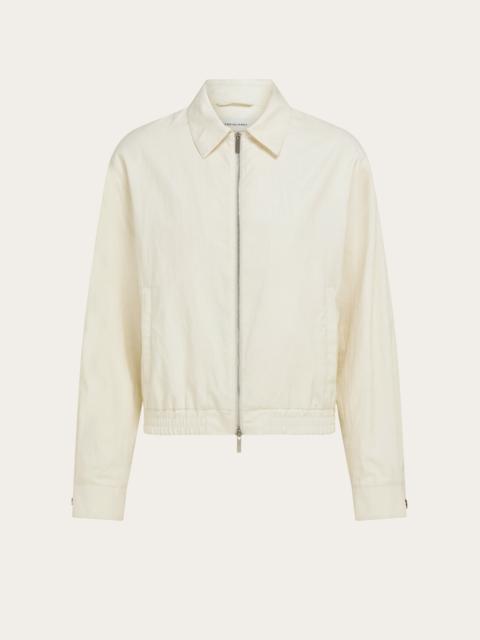 Linen blouson