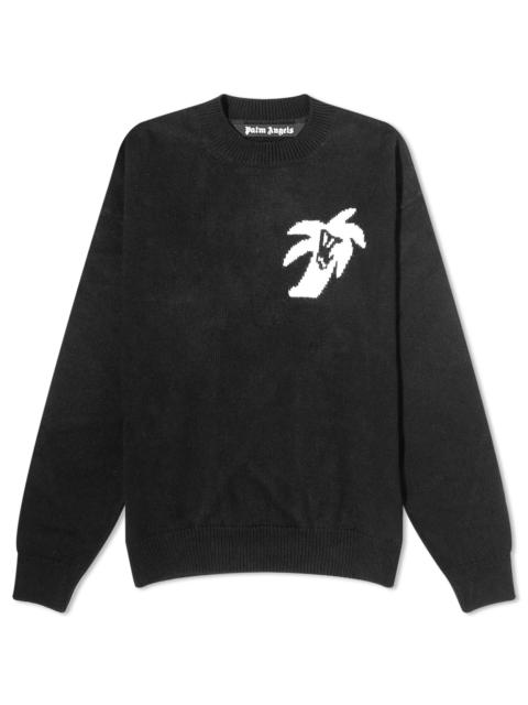Palm Angels Hunter Intarsia Crew Knit