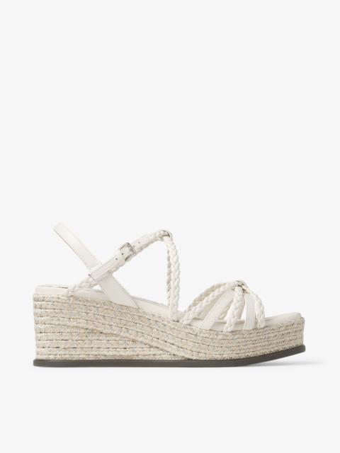 Nyra 60
Latte Nappa Leather Sandal Wedges