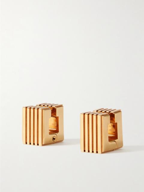 Empire Gold-plated Hoop Earrings