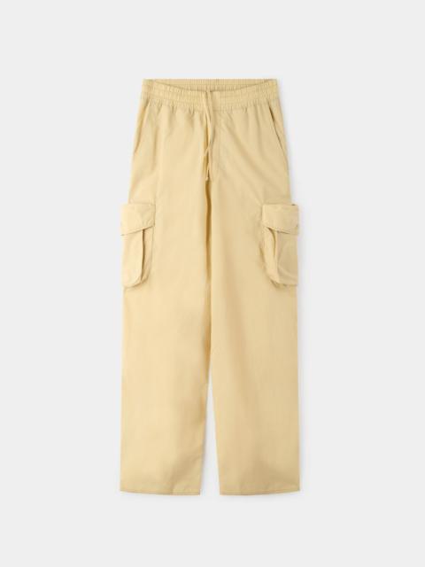 ELASTIC CARGO PANTS / beige