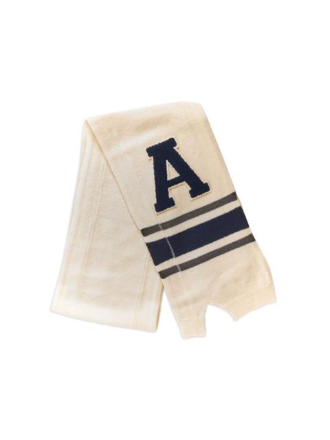 logo-appliqué scarf