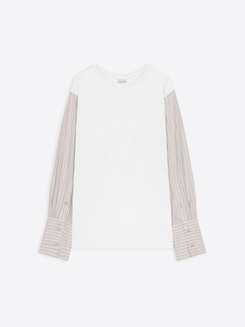 CONTRAST SLEEVES TEE