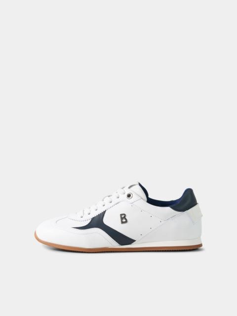 Monza sneaker in White/navy blue