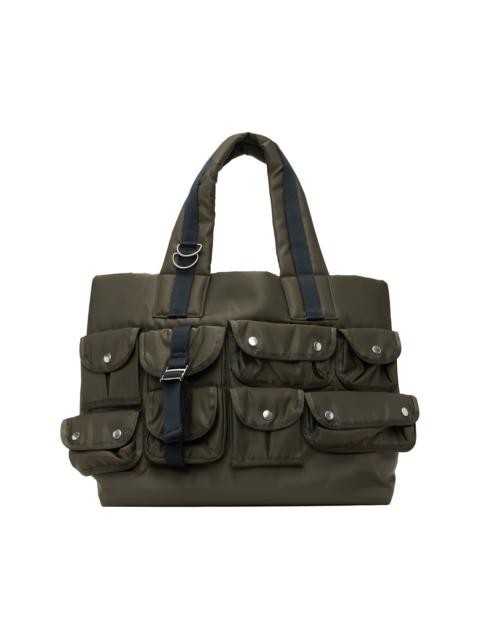 Khaki Nylon Tote