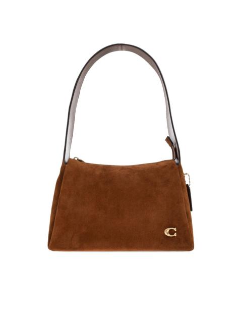 Lola initial logo zip tote bag