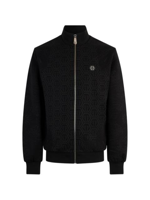 jacquard monogram tracksuit jacket