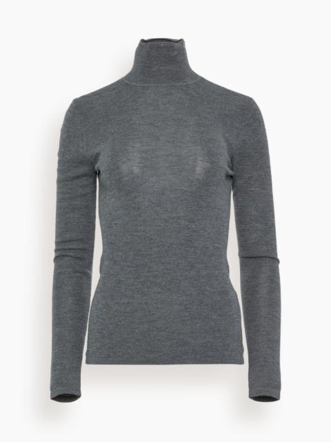 Wynter Top in Mid Grey Melange