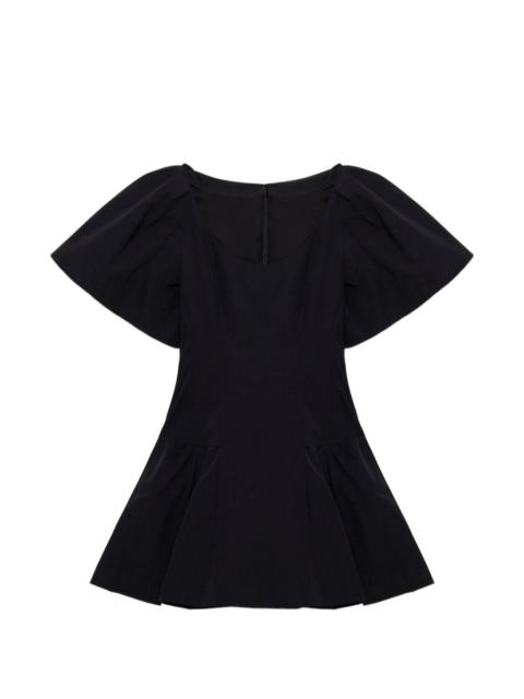 Hattie faille mini dress