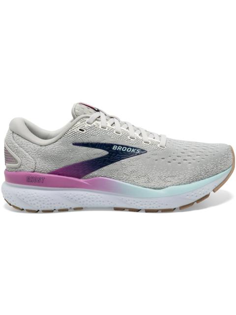 Brooks Ghost 16 White Grey Estate Blue (Women's)