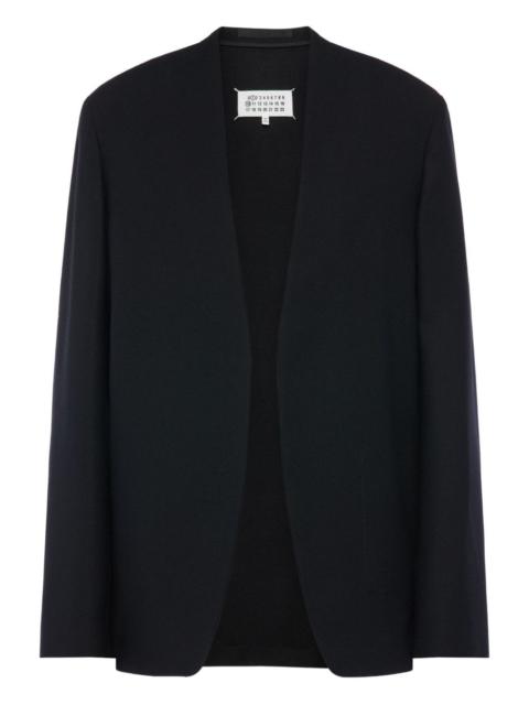 four-stitch open-front blazer