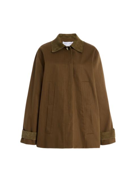 Angela Jacket in Fine Herringbone brown