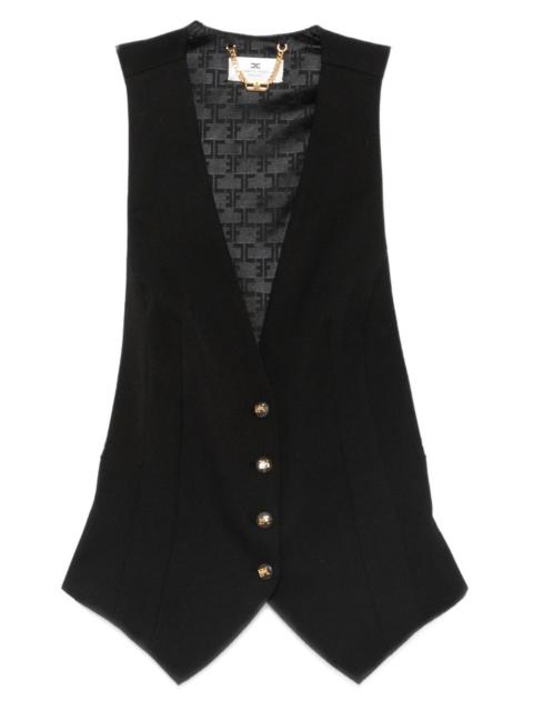 button-fastening waistcoat