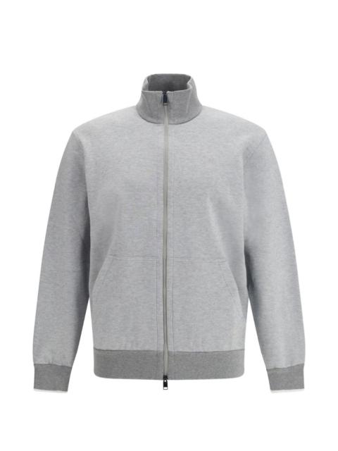 zip-up sweatshirt