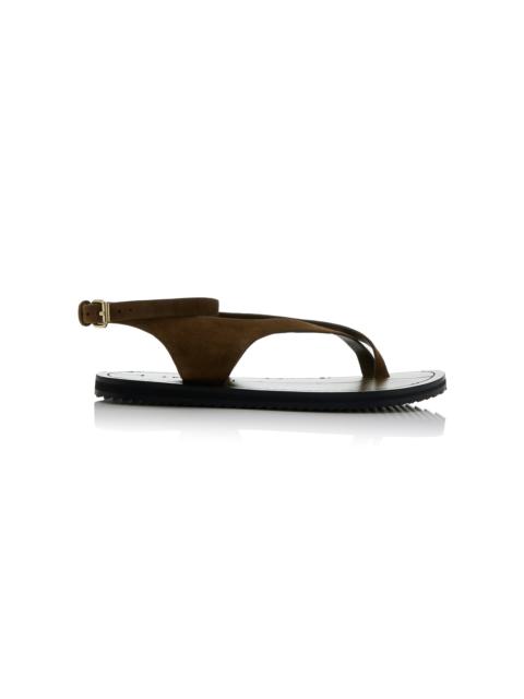 Millar Suede Sandals olive