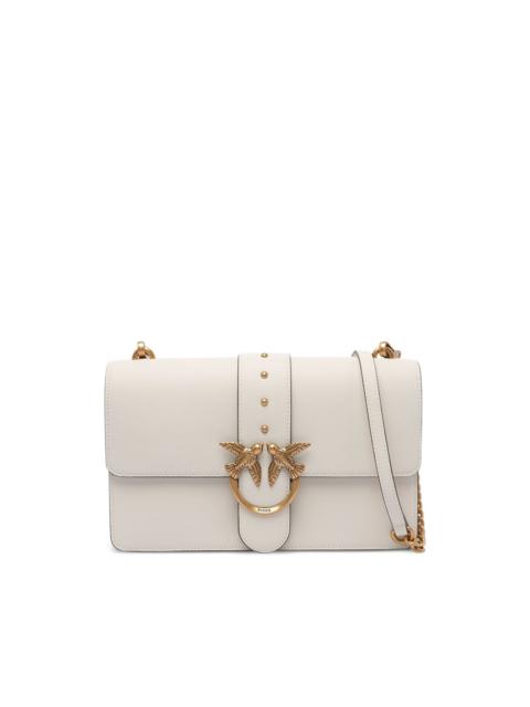 Classic Love One Simply bird-embellished studded shoulder bag