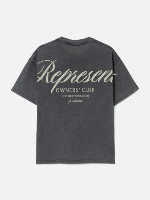 REPRESENT OWNERS CLUB SCRIPT T-SHIRT